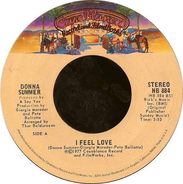 "I Feel Love"by Donna Summer