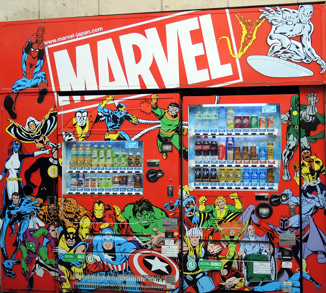 Marvel Vending Machine, Tokyo