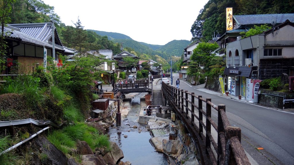 Yunomine Onsen village
