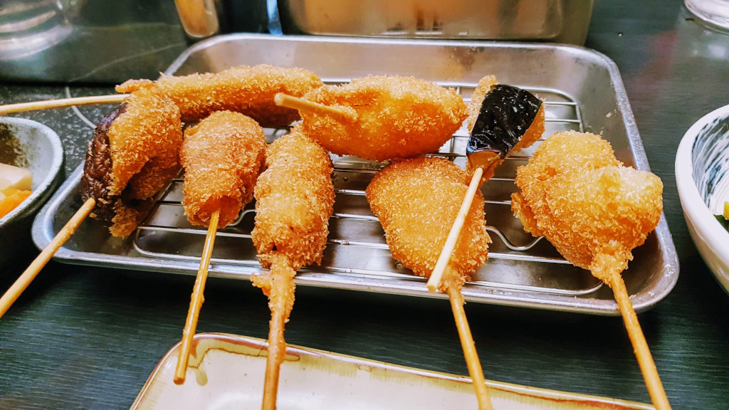 A Week In Kansai (4) kushikatsu Osaka The Real Japan Rob Dyer