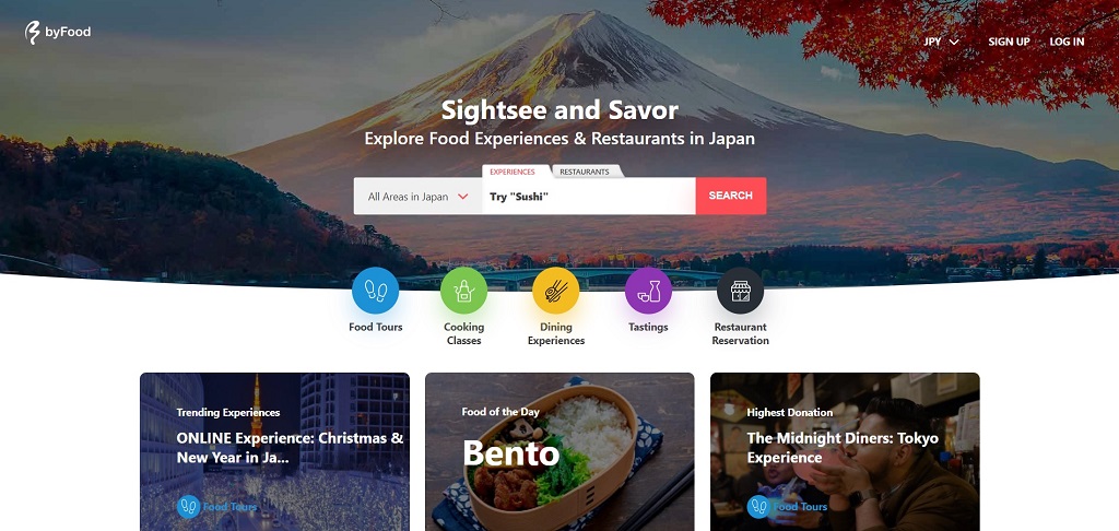 byFood site The Real Japan travel resources