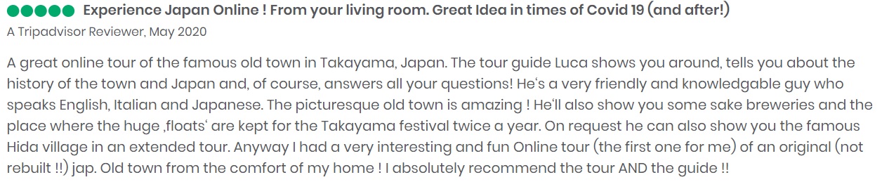 virtual Takayama tour review virtual Takayama tour The Real Japan