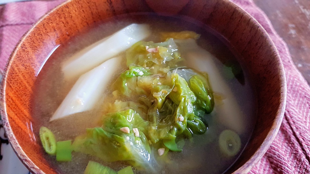 miso soup with cabbage The Real Japan Rob Dyer