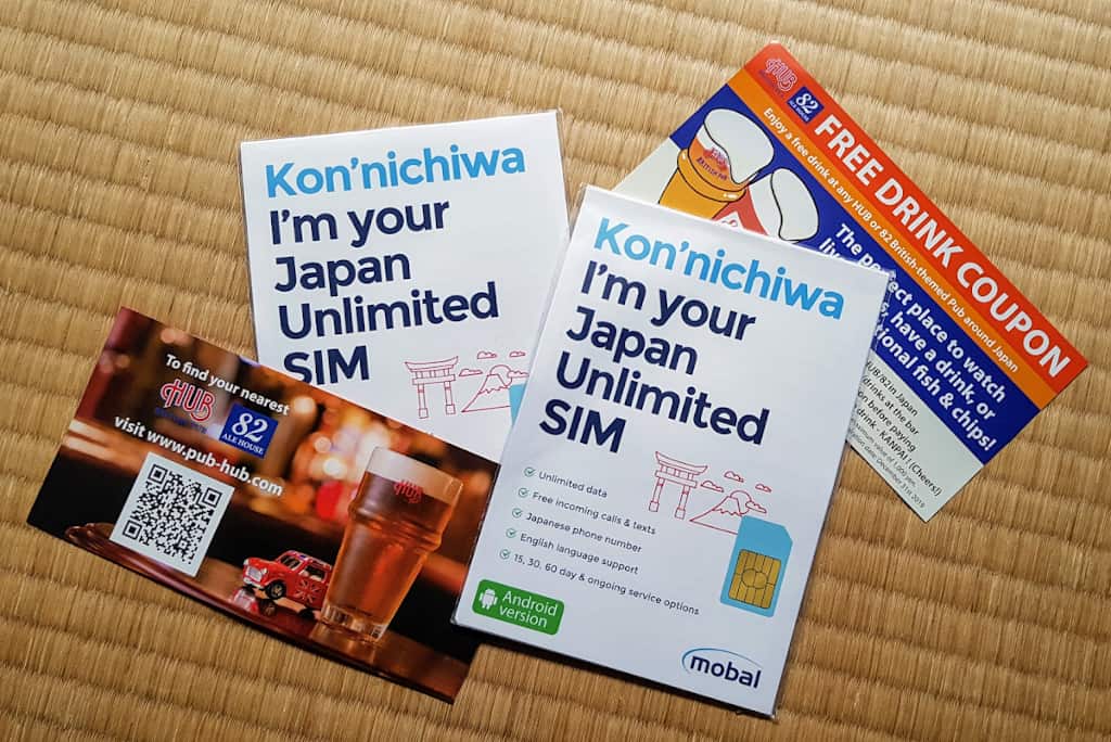 Mobal Japan SIM card The Real Japan Rob Dyer