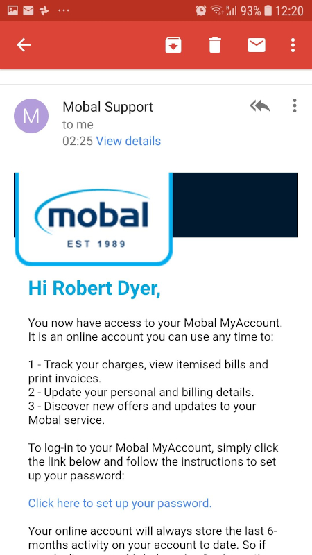 Mobal SIM account access The Real Japan Rob Dyer