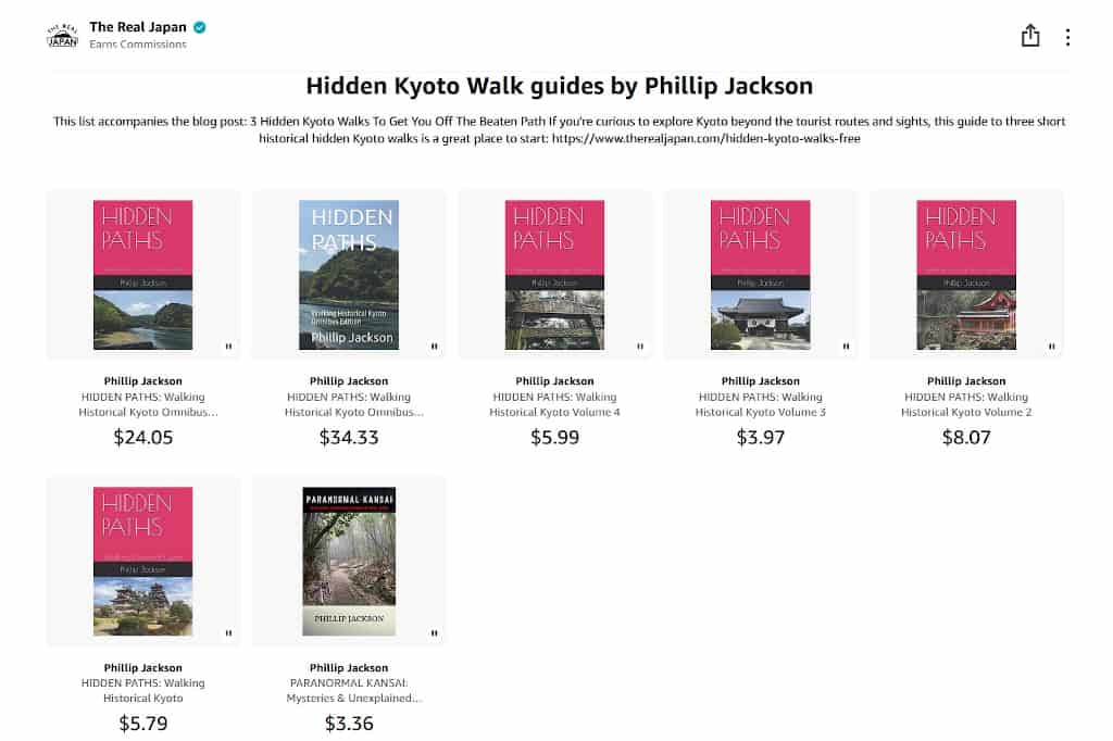 Phillip Jackson Amazon list The Real Japan