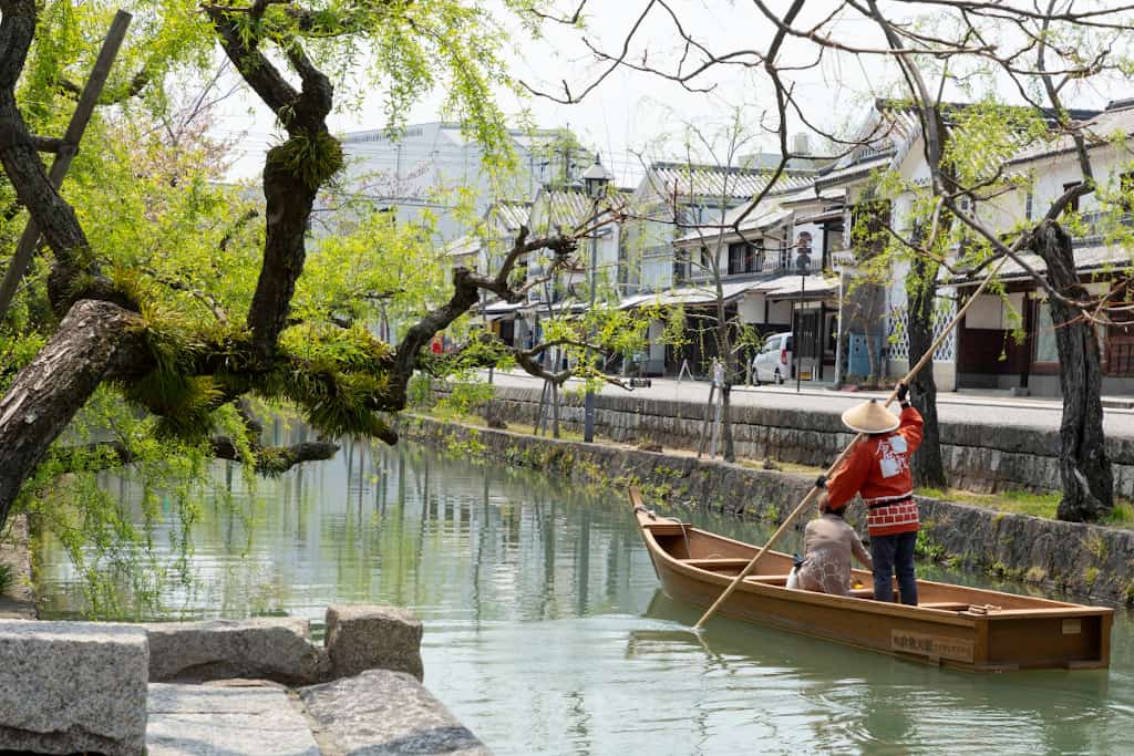 Japan regional rail pass Kurashiki Bikanchiku JNTO