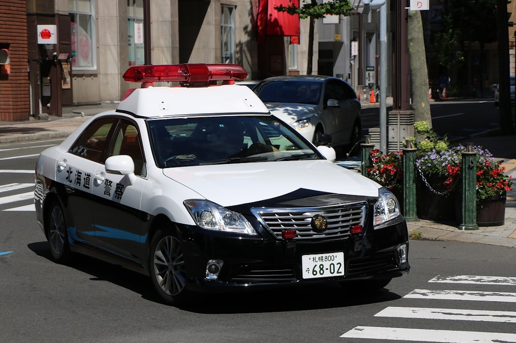 police car Sapporo The Real Japan