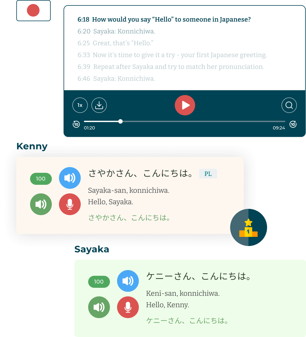 Rocket Languages Japanese-audio-player