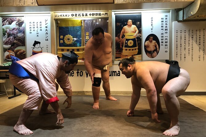 sumo experiences Challenge Sumo Wrestlers Lunch