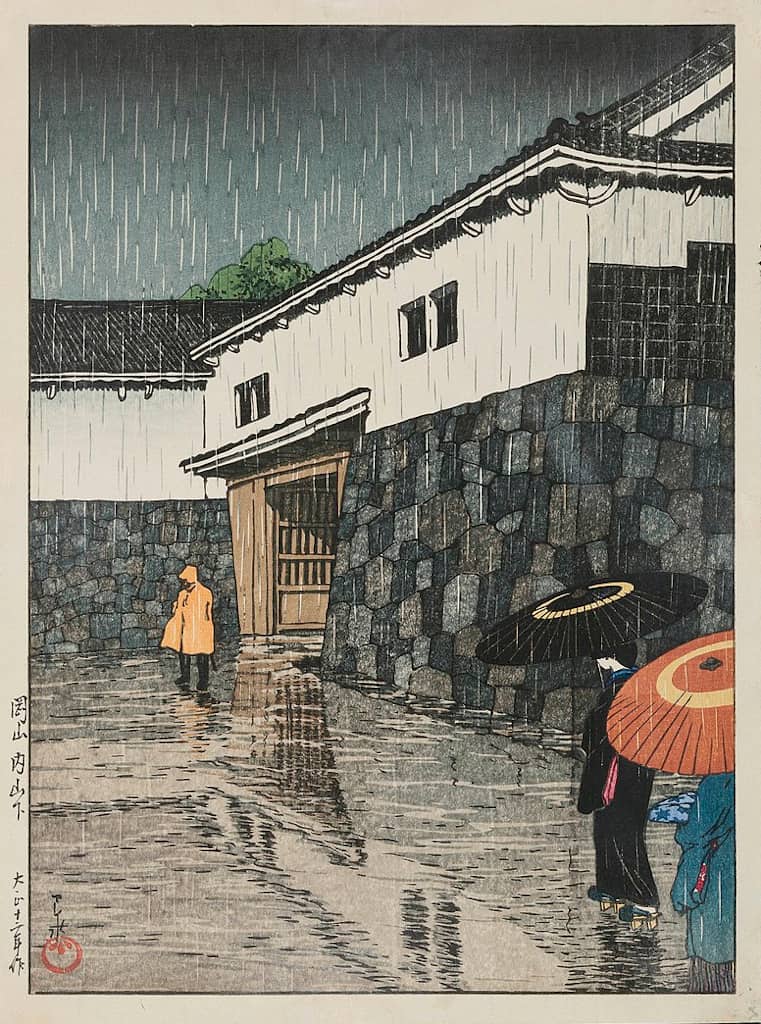 Hasui Kawase tsuyu woodblock best time to visit Japan