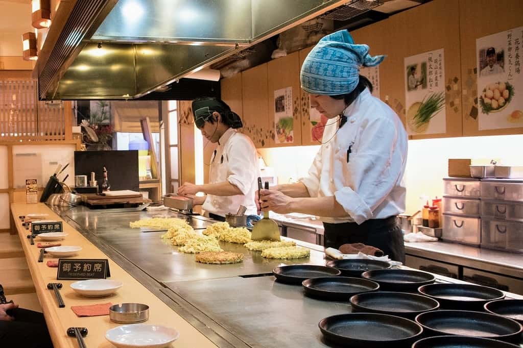 Osaka attraction passes okonomiyaki restaurant The Real Japan