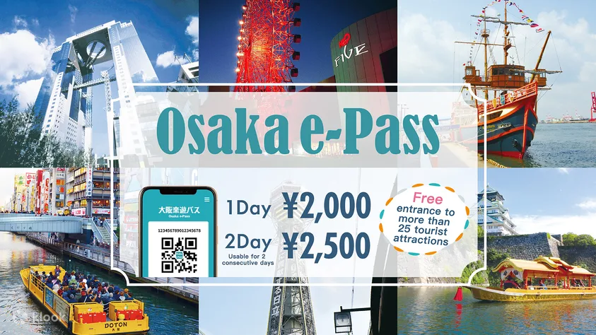 Osaka e-Pass Klook The Real Japan