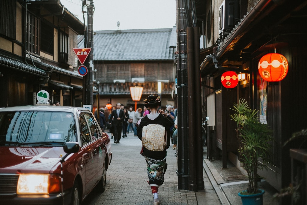 Gion geisha district Kyoto