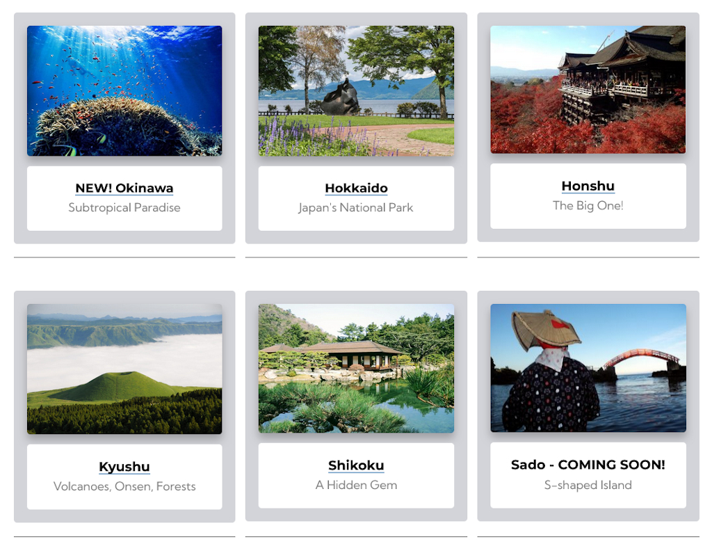 Japan Island Guides The Real Japan