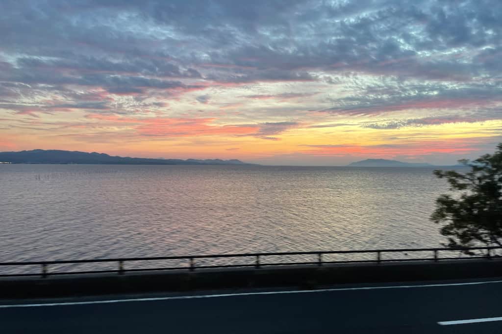 explore Japan by train Lake Shinji Bataden