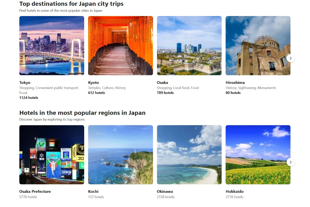 Japan hotels and lodging