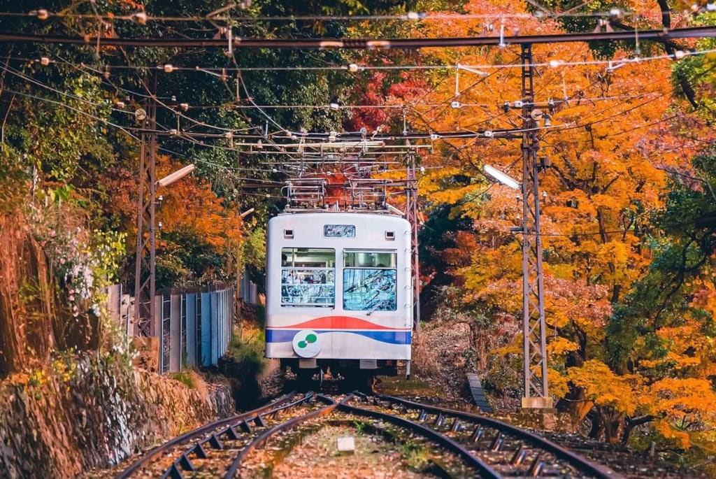 Eizan Tram and Mountain Cable Car Ticket