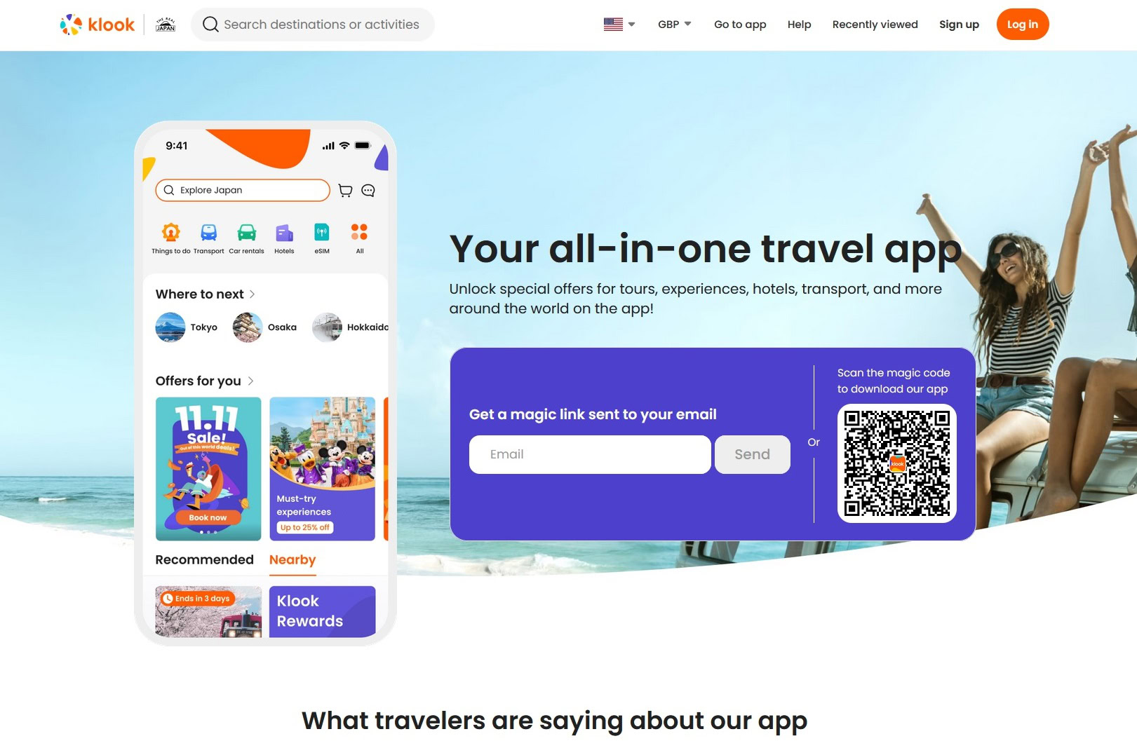 is Klook legit Klook app page