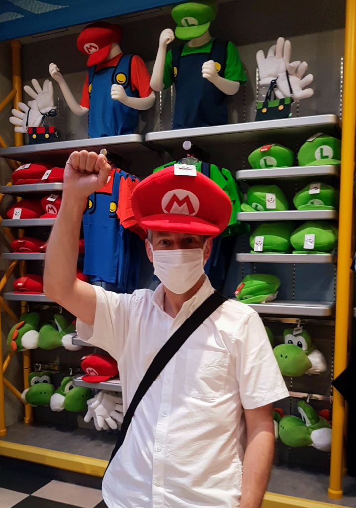 Super Nintendo World USJ Express Pass Mario hat