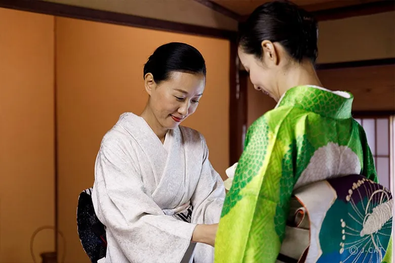 kimono experience at Hotel Chinzanso Tokyo