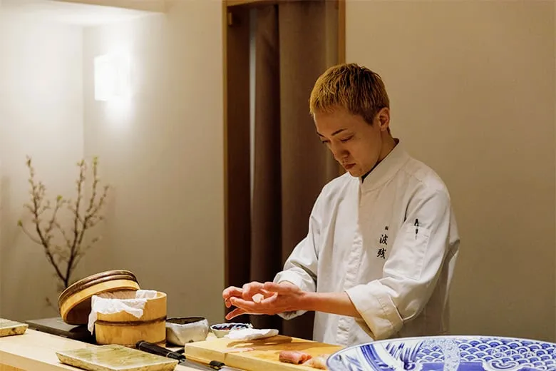 Udatsu sushi making experience Tokyo
