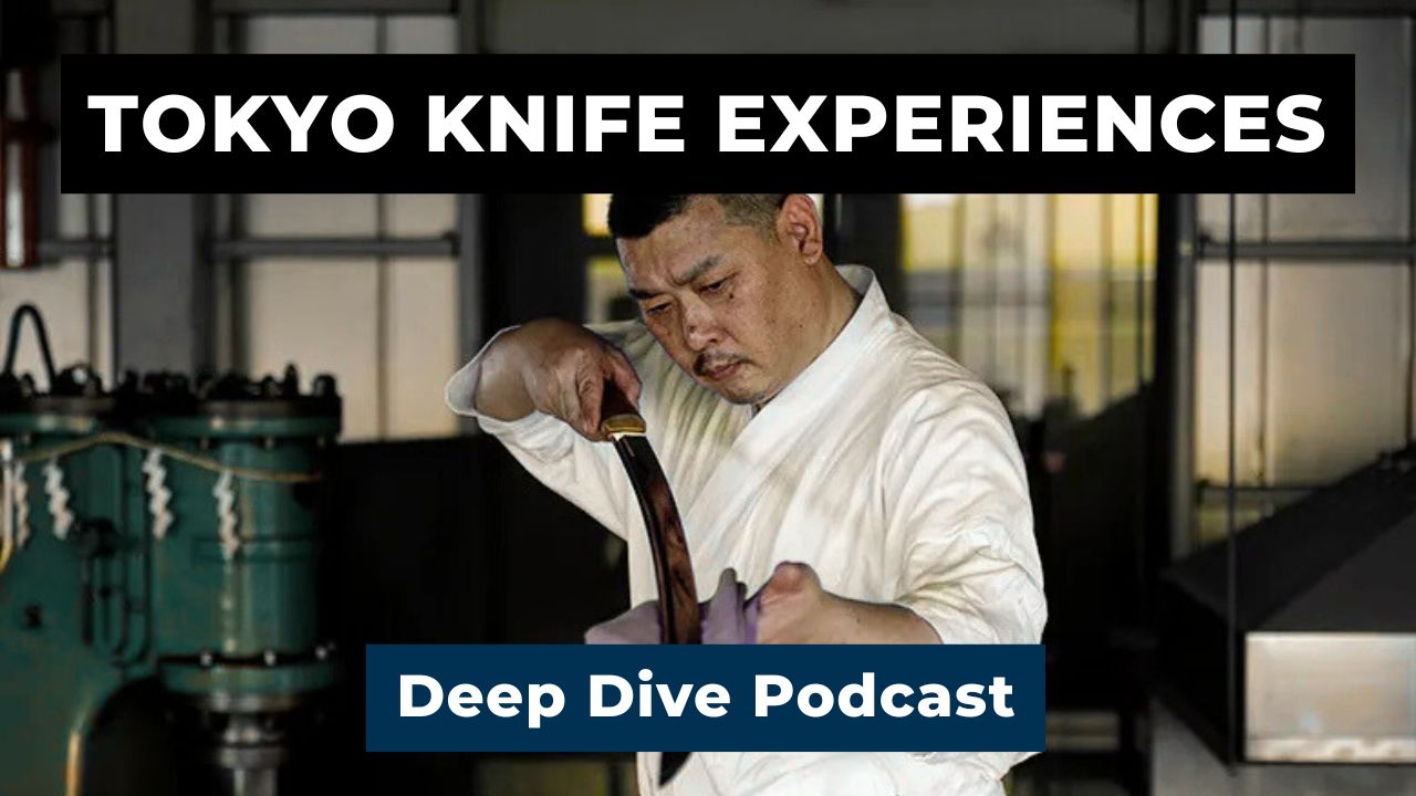 Tokyo knife experiences The Real Japan podcast