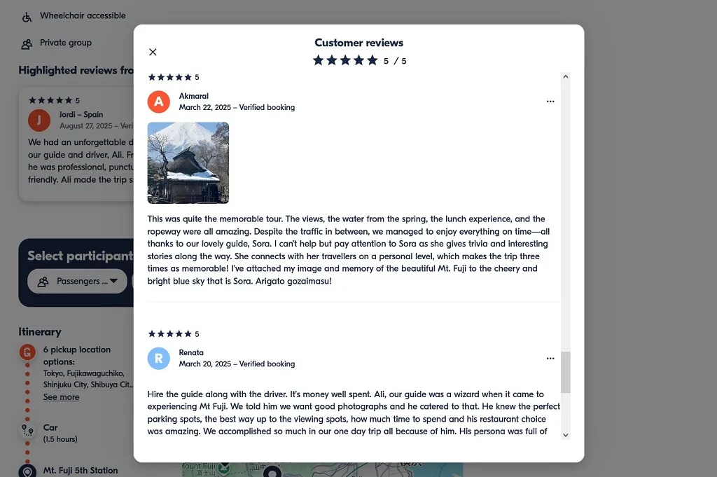 is getyourguide legit customer reveiws