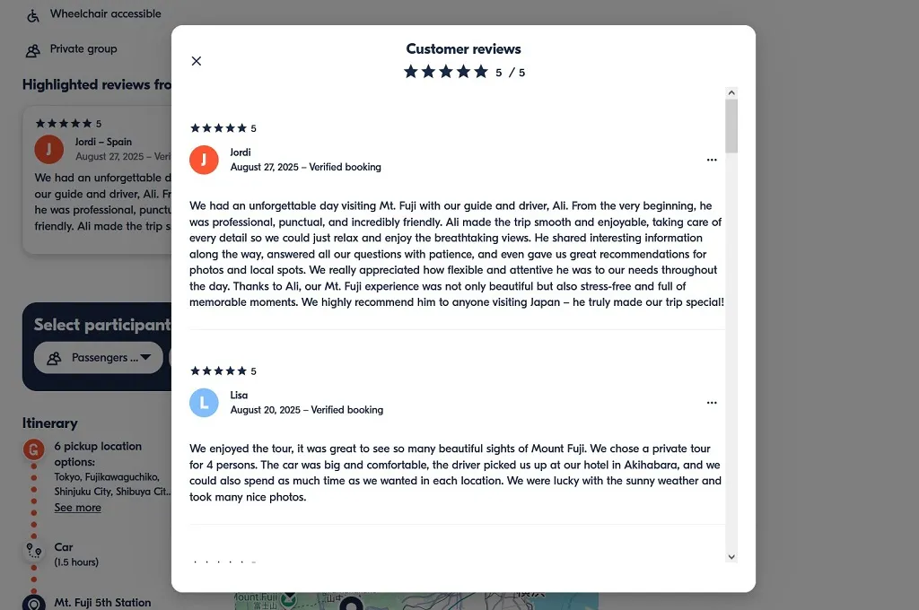is getyourguide legit customer reviews