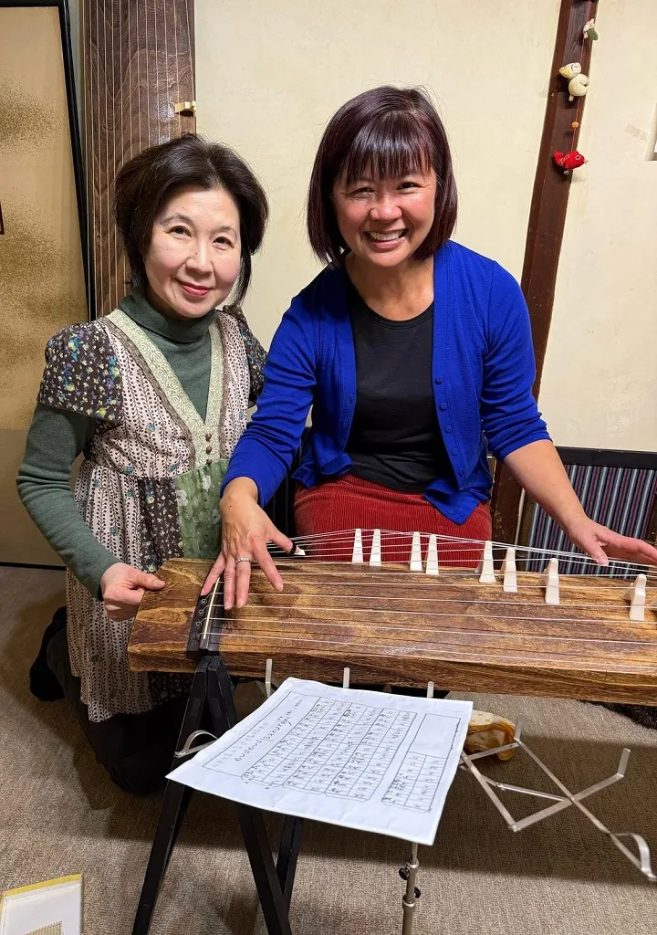 Meet the Locals Tour Kyoto koto performance Felicity Tillack