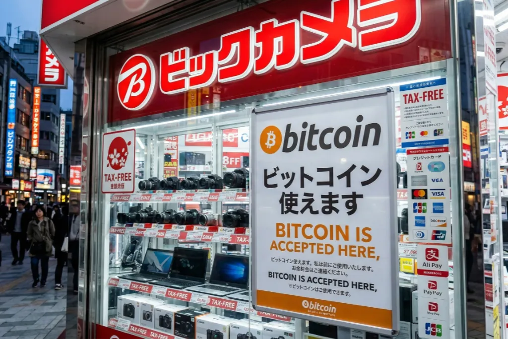 ways to pay in Japan bic-camera bitcoin accepted