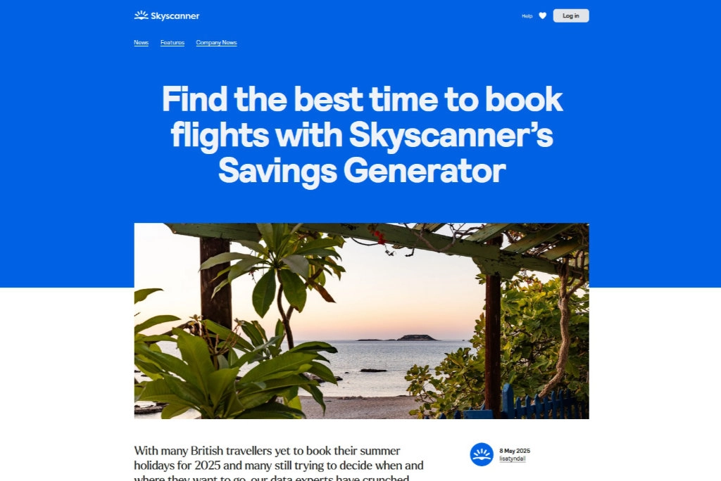 Skyscanner Japan flights savings generator