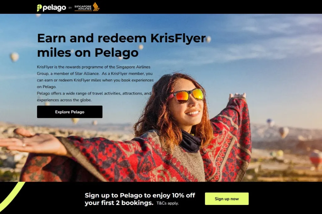 Pelago KrisFlyer loyalty programme